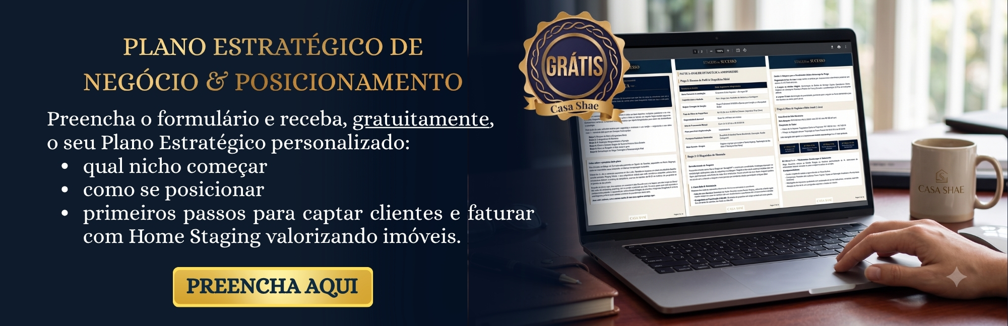 Plano Estratégico de Negócio e Posicionamento — preencha o formulário e receba grátis